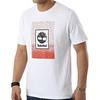 Timberland Logo Print Casual Breathable Short Sleeve T-Shirt Men Tops White A282T-100