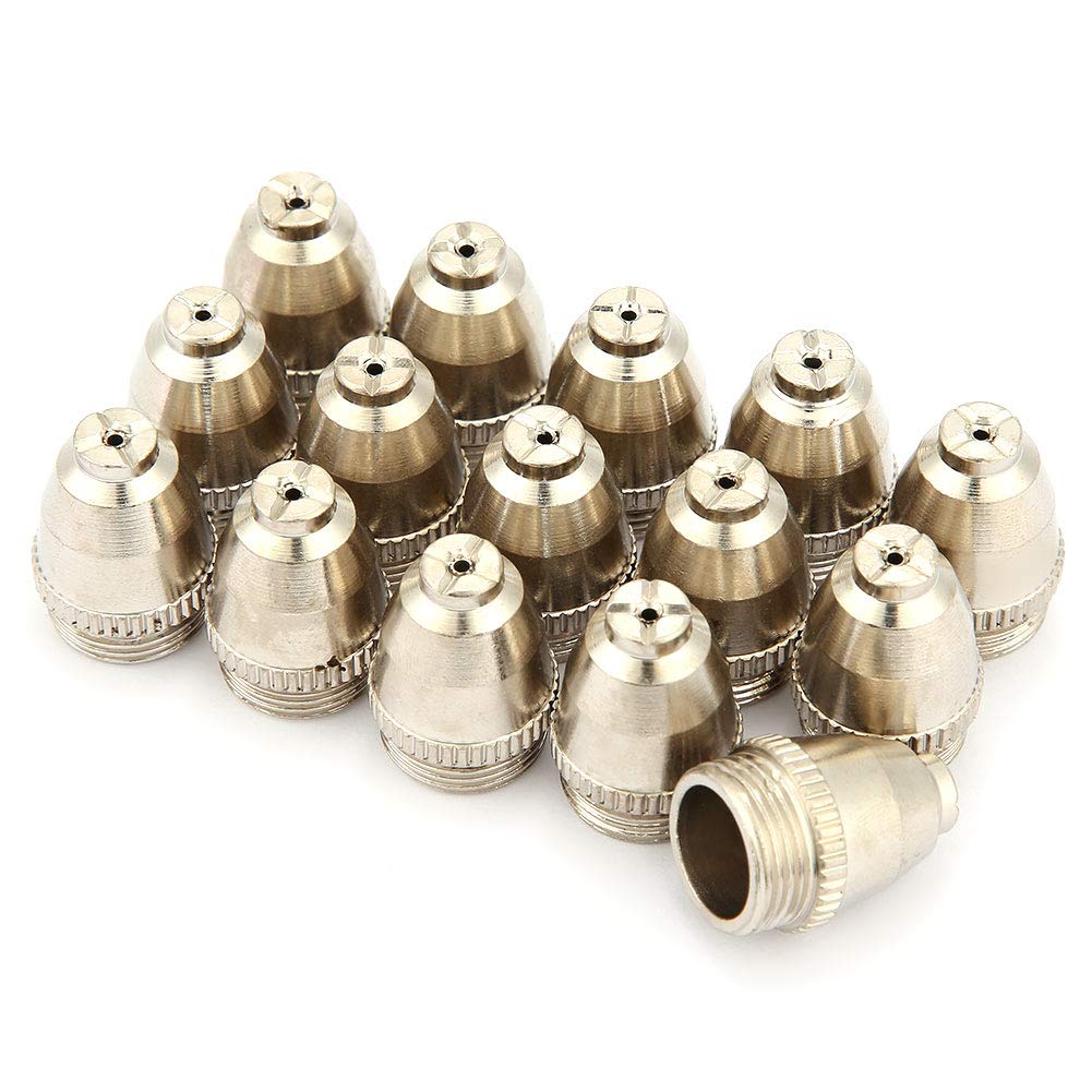 40pcset AG60 SG55 Plasma Cutter Cutting Torch Electrode Nozzles Cups Kit Plasma Cutter Accessories Steel Mill Plasma Cutter Accessories, for SG55,