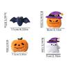 Pet Halloween Gift Three Dimensional Bat Ghost Pumpkin Fun Styling Bite Toy Self Fun Soothing Cat Plush Toy Soft and Comfortable