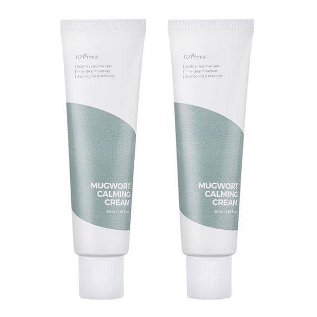 Isntree - Mugwort Calming Cream Bundle Set 2 pcs