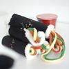 Dog Puzzle Toy Plush Dog Snuffle Toy Interactive Crinkle Dog Treat Dispenser Enrichment Toy for Dogs Boredom Relief Mental Stimulation