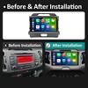 Car Video For KIA Sportage 2010 2011 2012 2013 - 2016 Radio Player Intelligent System Wireless Carplay Cooling fan WIFI NO 2 din