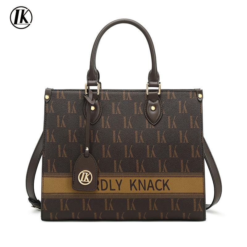 Retro Print Large Capacity Versatile Handbag and Shoulder Tote