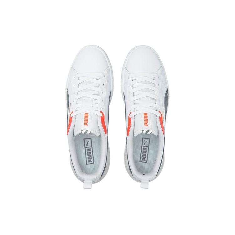 Puma White Grey Blue Orange Low Top Sneaker Unisex 380705-04