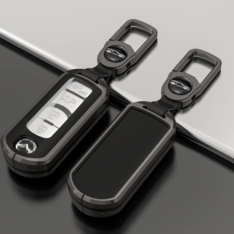 Fits Mazda Mazda Key Case TPU Buildable Key Case Zinc Metal Key Bag Compatible