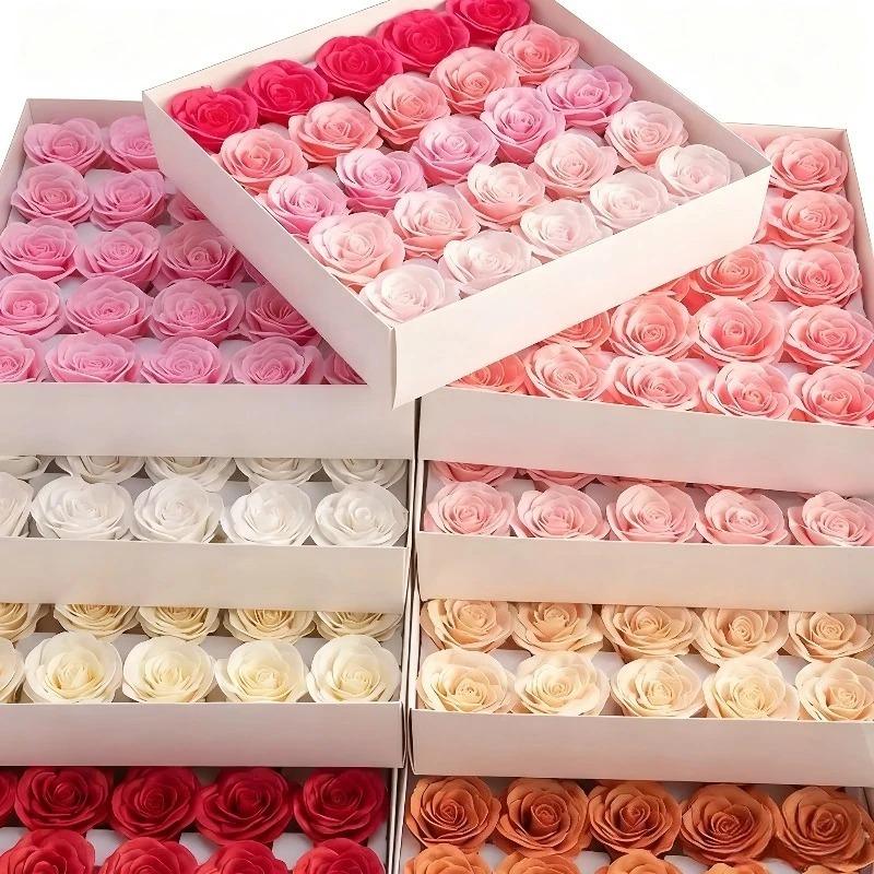 Soap Rose Flowers Gift Box for Valentine’s Day Mother’s Day WeddingAnniversary Occasions Elegant Floral Design Luxury Soap Roses