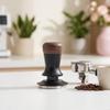 Espresso Tamper With Wooden Handle, Stainless Steel, Manual, For