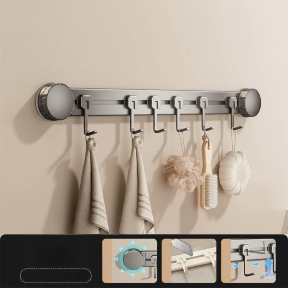 No Drilling Hanging Clothes Hooks Wall-Mounted Kitchen Storage Hooks  for Home