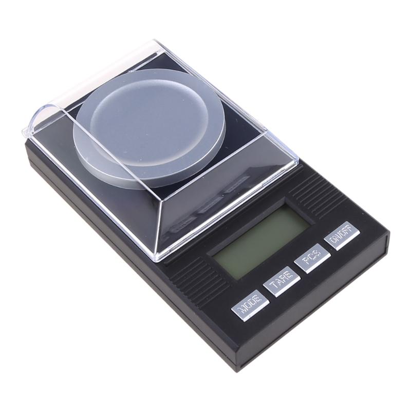 Balance Milligramme 20g / 0,001g avec Pince Plateau Poids de Calibration Alimentée par Pile
