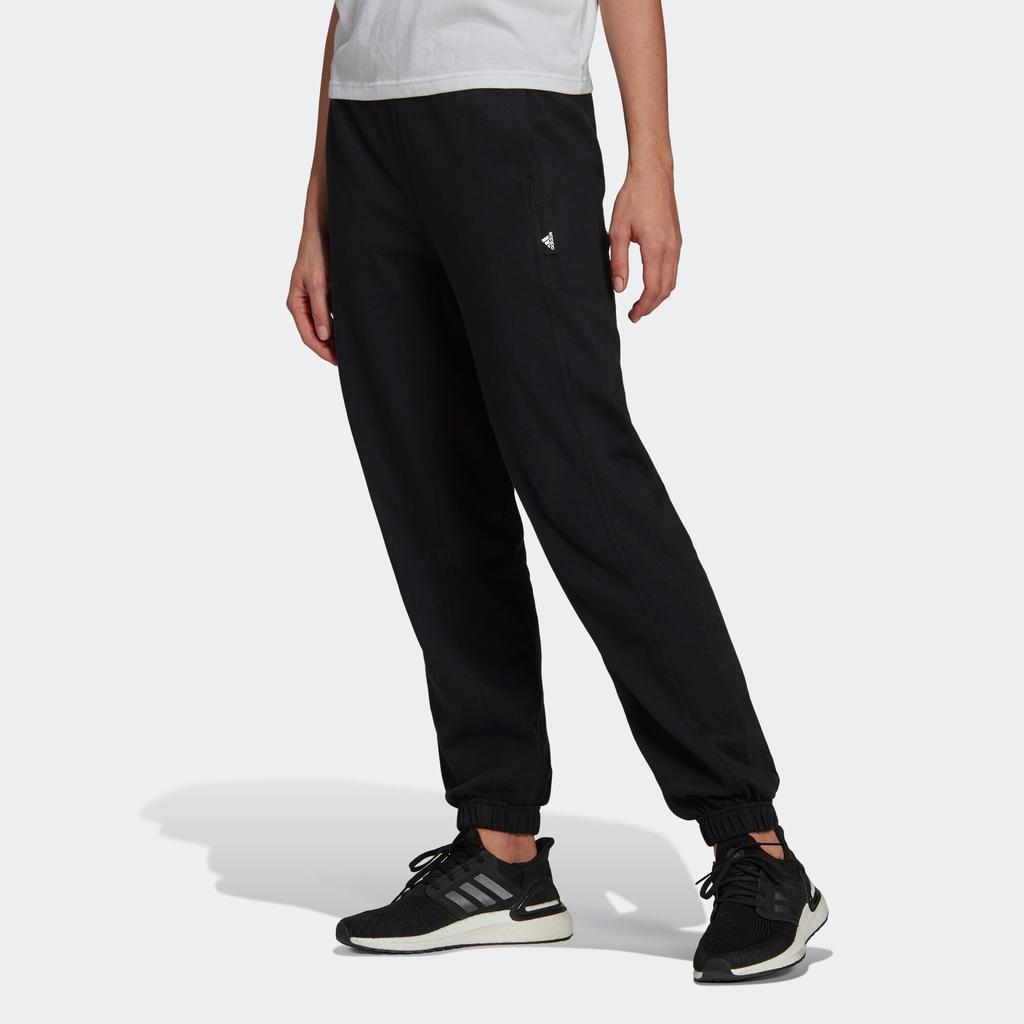 Adidas Knitted Sweatpants Women's Black HE0419