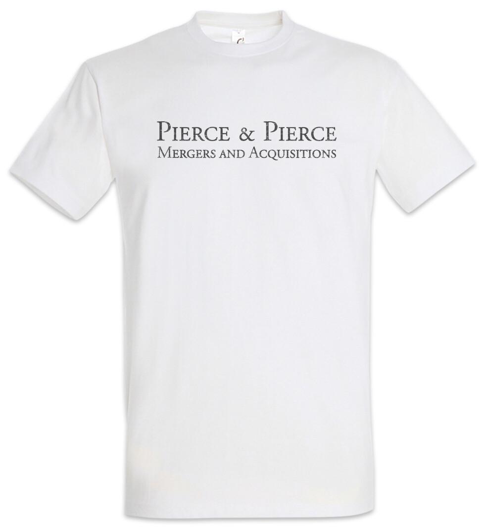 Pierce & Pierce T-Shirt Mens Womens Tees Top American Symbol Sign Company Logo Psycho Banker Bank 4XL
