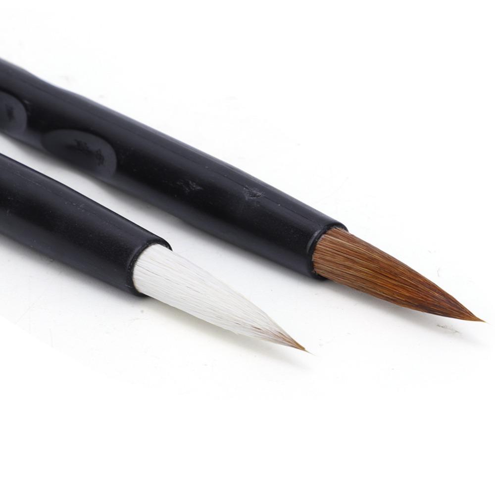 2PCS Nylon Hair Beginner Practice Brush Mixed Hair Writing Brush  Student Beginner Training