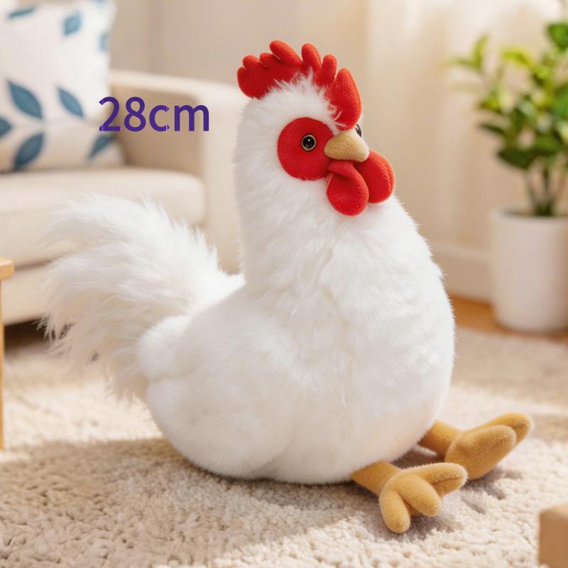 Peluche Gallo Cartone Animato Grande Giocattoli Peluche Animali Cartoni Animati Tacchino Peluche Bambole Pollo Morbido per Bambine Bambini Regalo Decorazione Casa