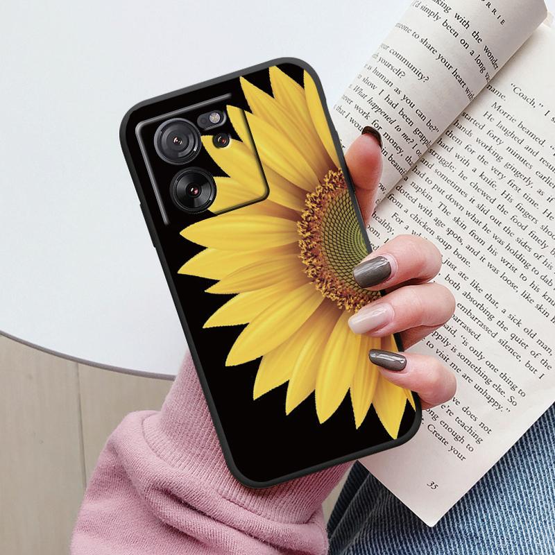 For Xiaomi 13T Pro Case TPU Soft Silicone Coque Flower Pattern Cartoon Painted Phone Cover For Xiaomi 13T Back Protection Capa