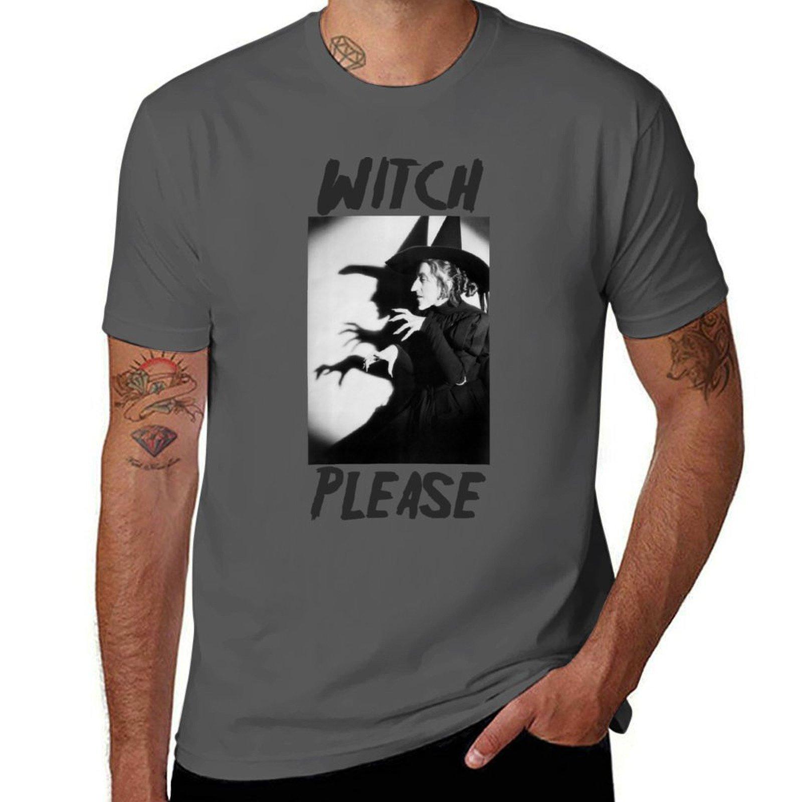 

Witch, Please. T-Shirt cotton t shirts high quality t shirts for man graphic tees T-Shirt 4XL