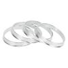INFINAUTO Hub Centric Rings 60.1mm Inner To 63.1mm OD Vehicle Wheel Hub Rings Aluminum Alloy 4pcs