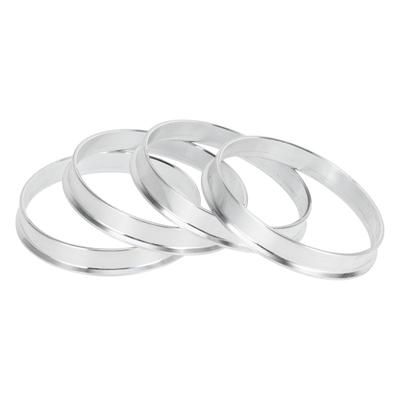 INFINAUTO Hub Centric Rings 60.1mm Inner To 63.1mm OD Vehicle Wheel Hub Rings Aluminum Alloy 4pcs