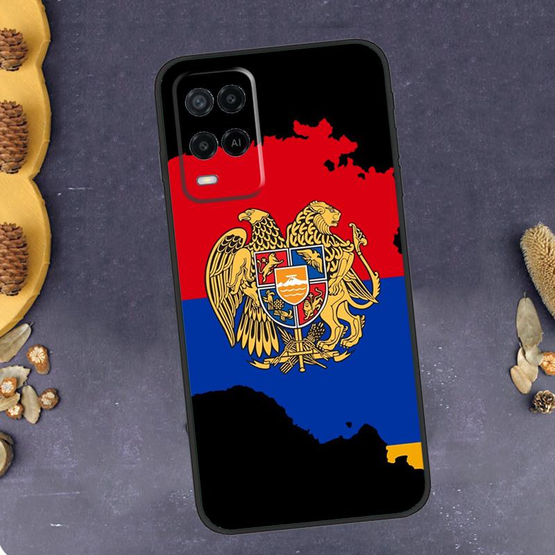 Armenia Armenian Flag Phone Case For Oppo A96 A16 A76 A78 A58 A18 A38 A98 A17 A77 A80 A40 A60 A74 A94 A54 A15 A57S
