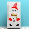 Christmas Cartoon Snowman Magnet Refrigerator Sticker Decal Xmas Ornament for Home KItchen Fridge Decorative Decal Gift