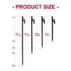 Outdoor Ground Camping Tent Stakes Anchors Pegs Windproofed Tent Stakes for Outdoor Activity and Garden Use