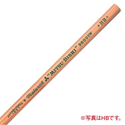 Mitsubishi Pencil Recycled Pencil 9800EW B 1 Dozen K9800EWB