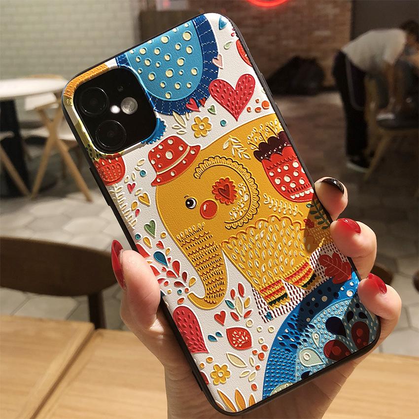 For UMIDIGI A11 Pro Max Case Cute Relief Silicone Soft Phone Cover For UMIDIGI A11S / A 13 A13 Pro A13s Cases TPU Bumper A 11s