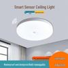 LED Tri-Proof Ceiling Light with Sound, Light, and Motion Sensing for Hallways