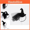New Lace Headband For Halloween Party Costumes Vintage Style French Witch Hat With Cartoon Ghost Elements Handmade)