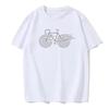 Crew Neck Oversized High-Quality Men'S Simple Bicycle Print T-Shirt Outdoor Sports Quick Drying Short Sleevestreet Men'S T-Shirt