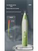 Rechargeable Pet Paw & Hair Trimmer - Safe Rounded Edge, Low Noise, Vibrating Electric Clipper with Light