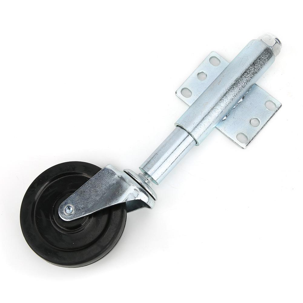 Door Rubber Spring Loaded Wheel Universal Spring Casters Rubber Wheel Castor4 Inches