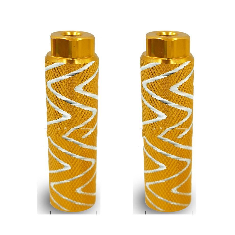 1 Pair Easy To Install Bike Footrest Lever Axle Pegs Weight-bearing Bike Bicycle Pedals  Scooter