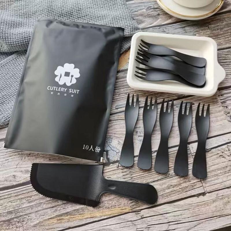 Handun Disposable Cake Plate Cutlery Set