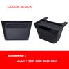 Rear Seat Storage Box for Tesla Model Y 2021 2022 2023 2024 Organizer Center Console Bins Backseat Trash Can Garbage Accessories