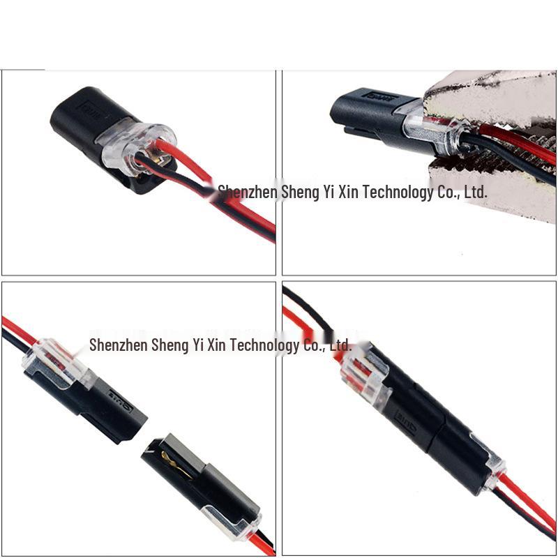 Push-in Quick Connect Terminal Blocks for LED Fixtures, No Soldering/Stripping Required.