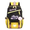 Kuromi Surrounding Cute Cartoon Print Student Schoolbag Japanese Girl Heart Backpack Schoolbag