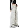 Damen Weite Cargohosen 2026 Locker Schnelltrocknend Outdoor Arbeitskleidung Jogginghosen Hohe Taille