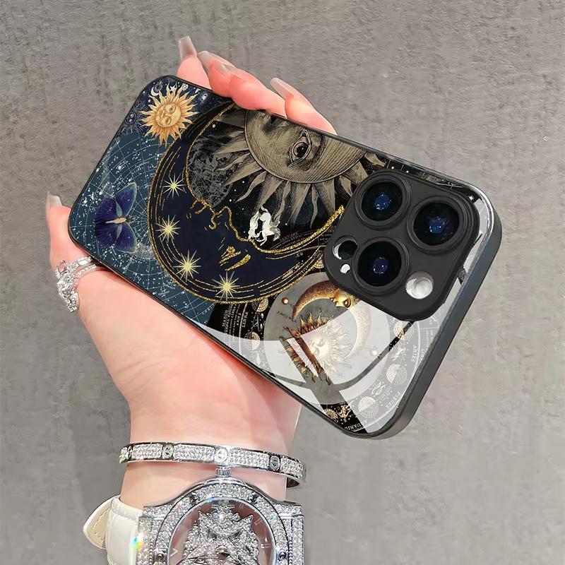 Creative Sun Person Pattern Phone Case for Xiaomi Redmi Note 14 13 12 11 Pro Plus 4G 5G 10 9 9S 8 Pro Redmi 15 14C 13C 10C Cover