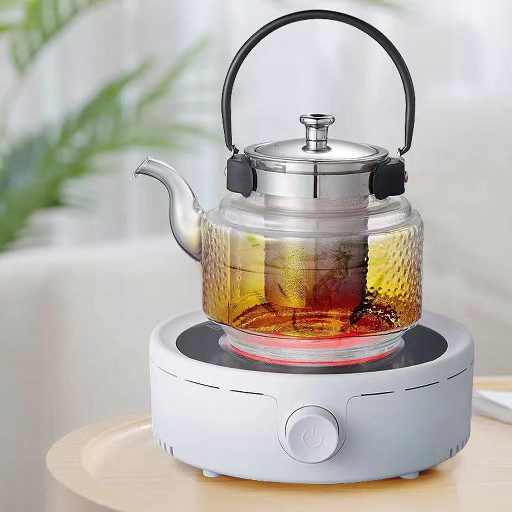 Electric Tea Stove Efficient Silent Portable Small Ceramic Hot Plate for Boiling Water Milk Coffee Tea