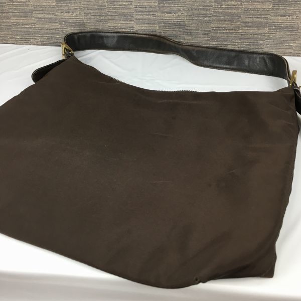 Ralph Lauren Shoulder Handbag Dark Brown(USED)