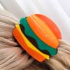 Hamburger Shape Claw Clips Cute Cartoon Food Hair Jaw Clip Acetate Strong Hold Barrettes Thick Thin Hair Styling Tool