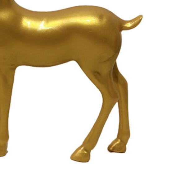 Christmas Reindeer Figurine Small Deer Statue Tabletop Resting/Standing Elk Sculpture for Indoor Home Office Tabletop Mantle Cabinet Desktop Decor