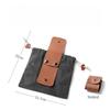 Portable Drawstring Foraging Waist Pouch Fold‑Away Canvas Tool Storage Hip Bag For Camping Hiking Outdoor Collecting Gear
