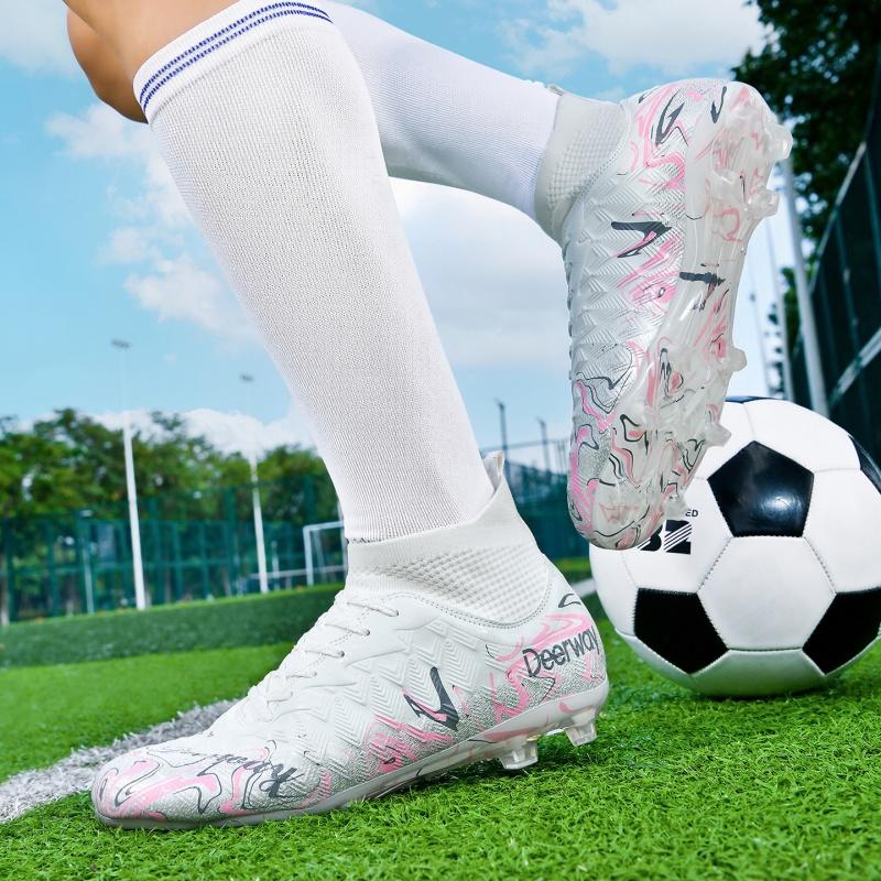 Pánske vysoké futbalové kopačky Vonkajšie s dlhými kolíkmi Športové futbalové kopačky Veľká veľkosť Športové pre mládež Detské futbalové kopačky Pánske futbalové topánky