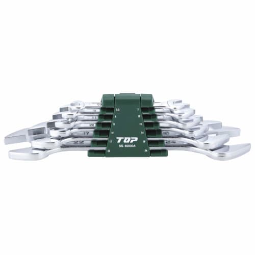 

TOP Industrial (TOP) Liner Wrench Set, Spear-Shaped, 6-Piece Set, Lightweight, Thin, with Holder, Tool Set SS-6000A, Tsubame-Sanjo, Made in Japan