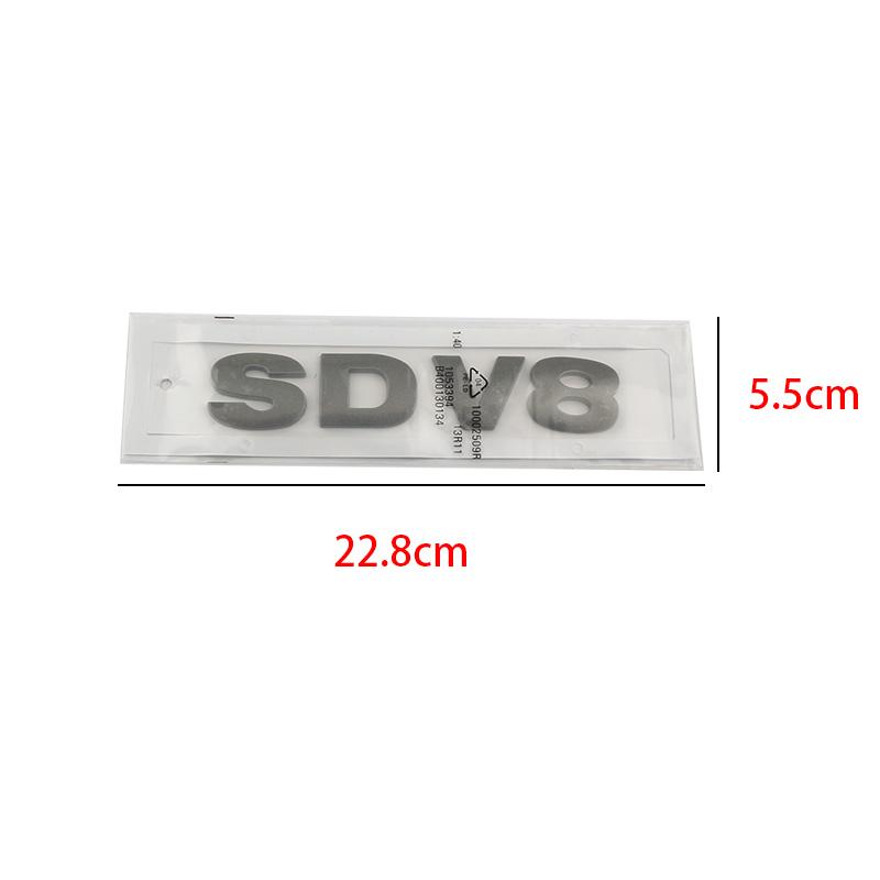 3D-ABS-Aufkleber für Kofferraum/Kotflügel (SDV8/SDV6) für Land Rover Discovery 4, Ranger Rover Sport und HSE