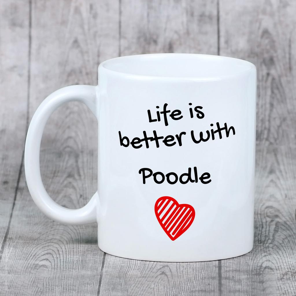 Poodle - Cup with a Dog, Cup with a Photo, Personalized Gift from the Art-Dog Brand