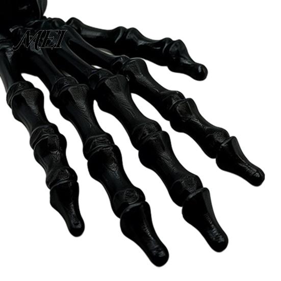 Skeleton Hand Ornament 3D Printed Figurine, Spooky Bone Statue for Lifelike Figurine Halloween Party, Gothic Model, Desk Decor Desktop Sculpture