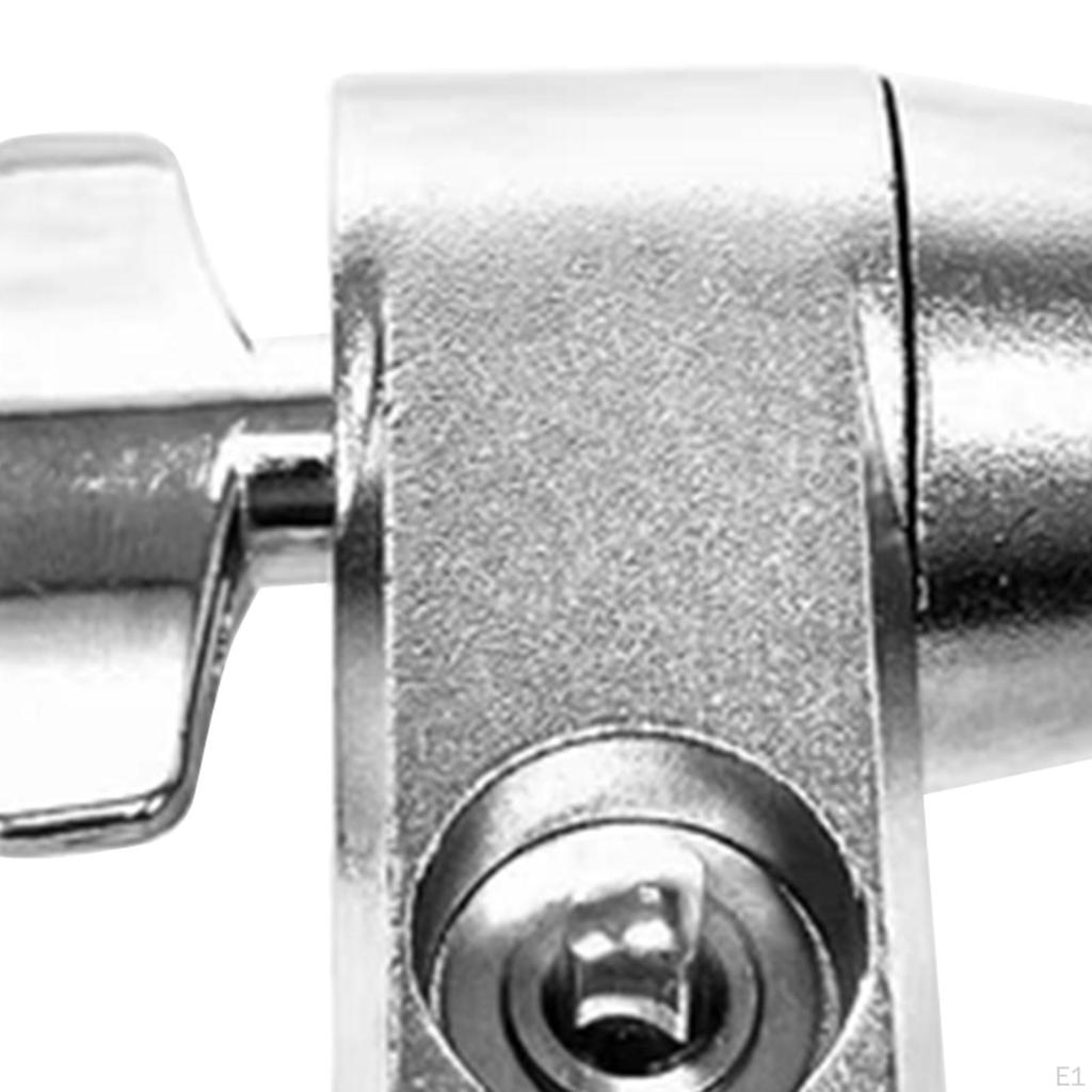 Snare Drum Clip, Mounts, Sturdy Multiuse Metal Clamp Assembly Hardware for Music Stands Cowbell