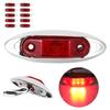 10pcs 3LED Side Marker Light Waterproof Dustproof   Lamp for Truck Trailer Lorry